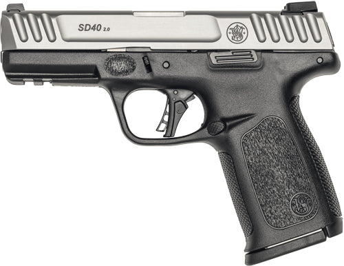 Smith & Wesson SD40 2.0 40 S&W Semi-Auto Pistol with 4-Inch Barrel and Bi-Tone Finish