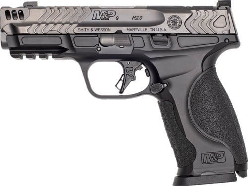 Smith & Wesson PC M&P9 M2.0 Metal Comp 9M Semi-Auto Pistol with 17-Round Capacity and Tungsten Finish