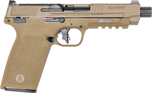 Smith & Wesson M&P 5.7 No Thumb Safety 5.7x28mm Semi-Auto Pistol with 5-Inch Barrel and 22-Round Capacity and Flat Dark Earth Finish