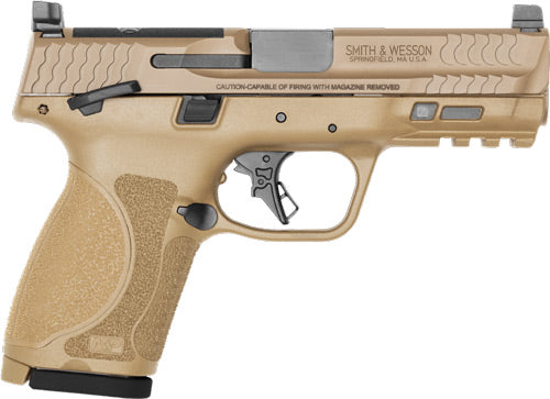 Smith & Wesson M&P9 M2.0 Compact 9mm Semi-Auto Pistol with 4-Inch Barrel and 10-Round Capacity and Optics-Ready Configuration