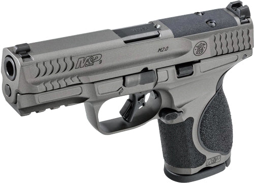 Smith & Wesson M&P9 M2.0 Metal Compact Semi-Auto Pistol with 4-Inch Barrel and 15-Round Capacity and Gray Finish