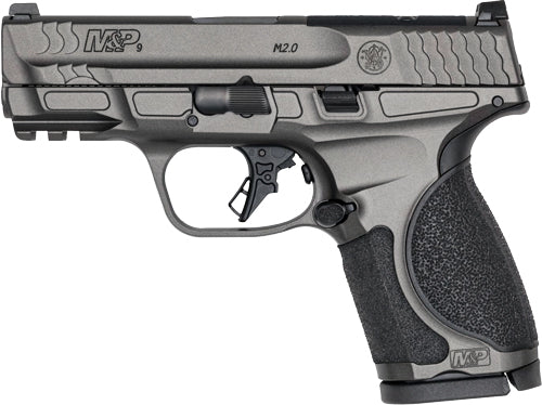 Smith & Wesson M&P9 M2.0 Metal Compact Semi-Auto Pistol with 3.6-Inch Barrel and 15-Round Capacity and Gray Finish