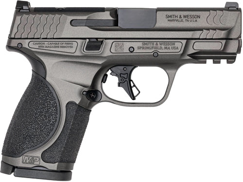 Smith & Wesson M&P9 M2.0 Metal Compact Semi-Auto Pistol with 3.6-Inch Barrel and 15-Round Capacity and Gray Finish