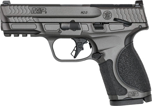 Smith & Wesson M&P9 M2.0 Metal Compact Semi-Auto Pistol with 4-Inch Barrel and 15-Round Capacity and Tungsten Finish