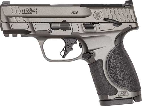 Smith & Wesson M&P9 M2.0 Metal Compact Semi-Auto Pistol with 3.6-Inch Barrel and 15-Round Capacity and Gray Finish