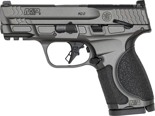 Smith & Wesson M&P9 M2.0 Metal Compact Semi-Auto Pistol with 3.6-Inch Barrel and 10-Round Capacity and Gray Finish
