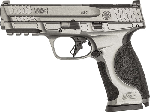 Smith & Wesson M&P9 M2.0 Metal 9mm Semi-Auto Pistol with 4.25-Inch Barrel and 10-Round Capacity and Tungsten Finish