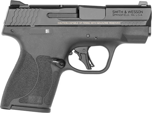 Smith & Wesson M&P9 Shield Plus 9mm Thumb Semi-Auto Pistol with 3.1-Inch Barrel and 10-Round Capacity and Black Finish