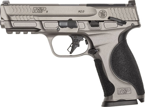 Smith & Wesson M&P9 M2.0 Metal 9mm Semi-Auto Pistol with 4.25-Inch Barrel and 10-Round Capacity and Gray Finish