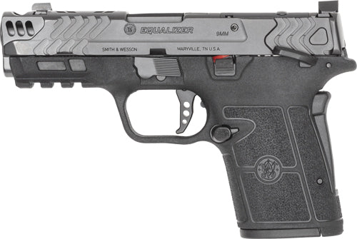 Smith & Wesson Equalizer PC Carry Comp 9mm Semi-Auto Pistol with 10-Round Capacity and Black Finish