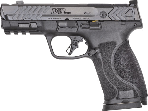 Smith & Wesson PC M&P 10mm M2.0 Ns Semi-Auto Pistol with 4-Inch Barrel and 15-Round Capacity and Black Finish