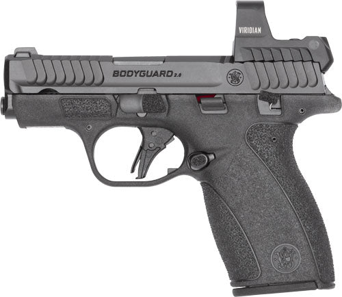 Smith & Wesson Bodyguard 2.0 RFX1 Green Dot Reflex Sight - 380 Auto, 2.75-Inch Barrel, Black Polymer Frame