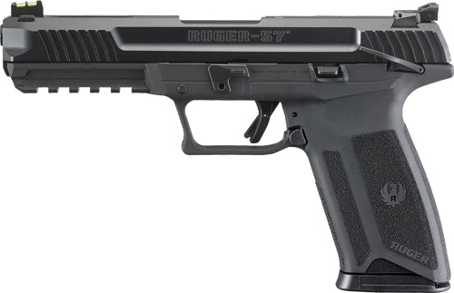 Ruger 57 5.7x28mm Adjustable. Sights Semi-Auto Pistol with 4.94-Inch Barrel and 20-Round Capacity and Black Finish