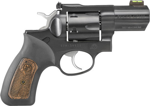 Ruger GP100 .357 Magnum 3-Inch Adjustable Sight Revolver with Blue Finish