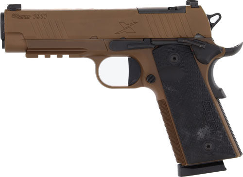 SIG Sauer 1911 Xcarry .45 ACP Semi-Auto Pistol with 4.25-Inch Barrel and 8-Round Capacity and Coyote Finish