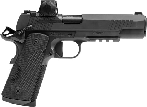 SIG Sauer 1911 X .45 ACP Semi-Auto Pistol with 5-Inch Barrel and 8-Round Capacity and Black Finish