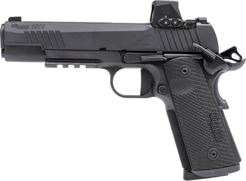 SIG Sauer 1911 X .45 ACP Semi-Auto Pistol with 5-Inch Barrel and 8-Round Capacity and Black Finish