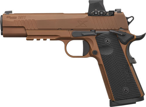 SIG Sauer 1911 X .45 ACP Semi-Auto Pistol with 5-Inch Barrel and 8-Round Capacity and Coyote Finish
