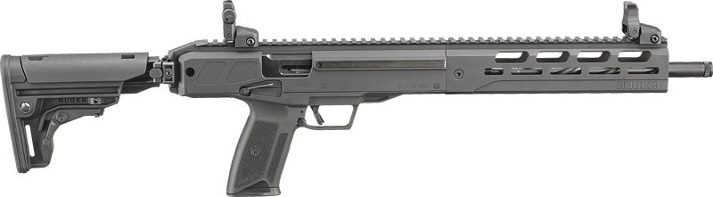 Ruger LC Carbine 5.7x28mm Semi-Automatic Modern Sporting Rifle with Threaded Barrel and Adjustable Sights