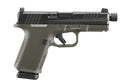 Ruger RXM 9mm Luger Semi-Auto Pistol with 4-Inch Barrel, Green Frame and Adjustable Sights
