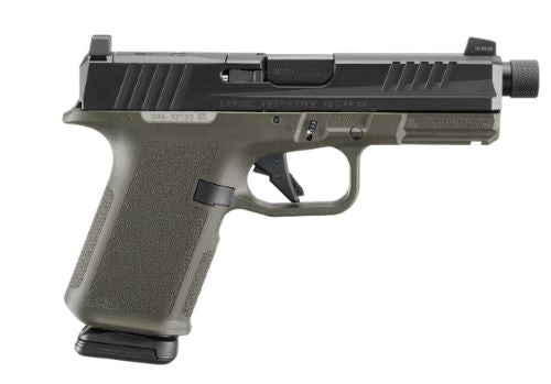 Ruger RXM 9mm Luger Semi-Auto Pistol with 4-Inch Barrel, Green Frame and Adjustable Sights