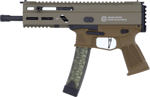 Global Ordnance Grand Power Stribog SP9A3 9mm Semi-Auto Pistol with Flat Dark Earth Finish and Picatinny Rails
