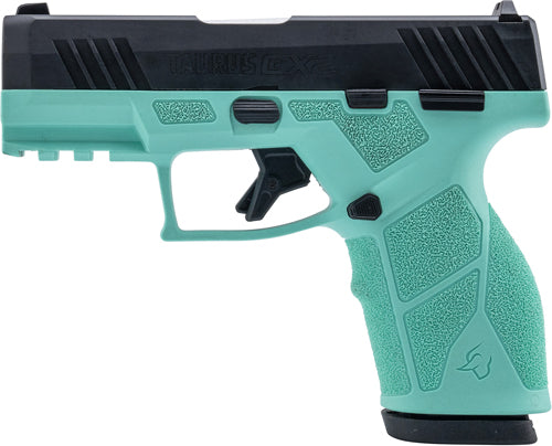 Taurus GX2 9mm 13-Shot Semi-Auto Pistol with Adjustable Sights and Cyan Frame