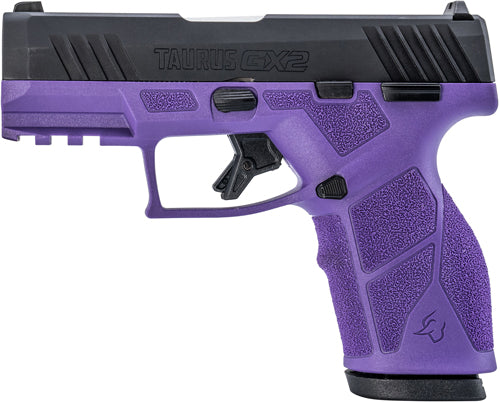 Taurus GX2 9mm 13-Shot Semi-Auto Pistol with Adjustable Sights and Purple Frame