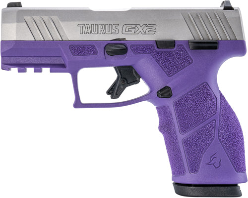 Taurus GX2 9mm 13-Shot Semi-Auto Pistol with Adjustable Sights and Purple Frame