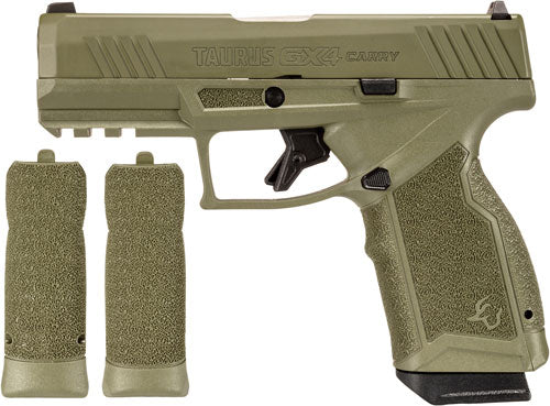 Taurus GX4 Carry 9mm Semi-Auto Pistol with 10-Round Magazines in Green