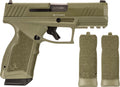 Taurus GX4 Carry 9mm Semi-Auto Pistol with 15-Round Magazines – Green Frame and Slide