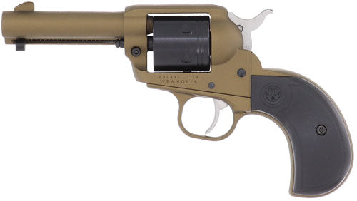 Ruger Wrangler .22 LR 3.75-Inch Revolver with Burnt Bronze Cerakote Finish