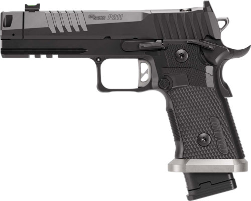 SIG Sauer P211 Gto 9mm Fiber Semi-Auto Pistol with 4.4-Inch Barrel and 10-Round Capacity and Black Finish