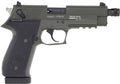 German Sport Firefly 22LR Semi-Auto Pistol with Green Frame and Adjustable Sights