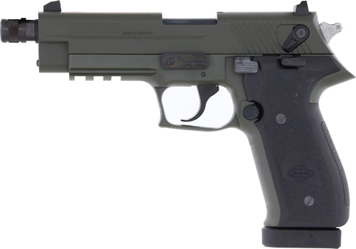 German Sport Firefly 22LR Semi-Auto Pistol with Green Frame and Adjustable Sights
