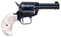 Heritage 22LR/22WMR Combo Revolver with 3.5-Inch Blue Steel Barrel and Mother of Pearl Grip