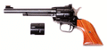 Heritage 22LR/22WMR Combo Revolver with 6.5-inch Blue Steel Barrel and Cocobolo Grip