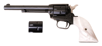 Heritage RR22MB6PRL 22LR/22WMR Combo Revolver with 6.5-Inch Barrel and Pearl Grip
