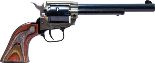 Heritage RR22MCH6 22LR/22WMR Combo Revolver with 6.5-Inch Barrel and Fixed Sights