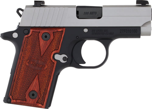 SIG Sauer P238 .380 ACP SAO Semi-Auto Pistol with 2.7-Inch Barrel and 7-Round Capacity and Two-Tone Finish