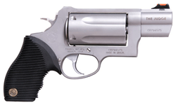 Taurus Judge Public Defender .45LC/410 Revolver with Stainless Steel Finish and Rubber Grips