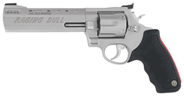 Taurus Raging Bull .44 Magnum Revolver with 6.5-Inch Stainless Barrel and Adjustable Sights