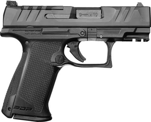 Walther PDP F for 9mm, 3.5-inch Barrel, Optics Ready, Black Polymer Frame and Slide