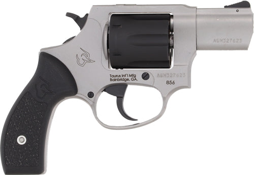 Taurus 856 .38 Special 2-Inch Fixed Sight Revolver with Stainless Frame and Rubber Grips