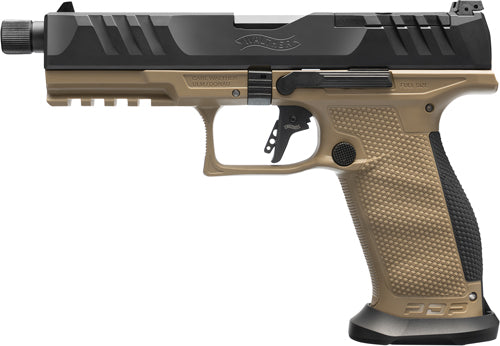 Walther PDP or Pro SD 9mm 5.1-inch Semi-Auto Pistol with Optics Ready Slide and Three Magazines