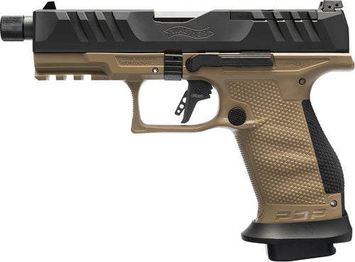 Walther PDP Compact Pro SD 9mm Semi-Auto Handgun with Optics-Ready Slide and 3 Magazines