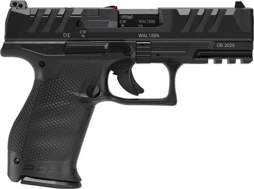 Walther PDP Compact OR 9mm - 4-inch Barrel, Optics Ready, Black Polymer Frame