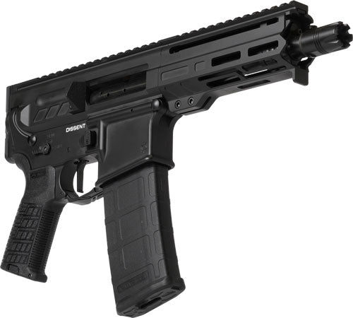 CMMG Dissent MK4 300 AAC Blackout Pistol with 6.5-Inch Barrel, Black Finish, and Ambidextrous Safety