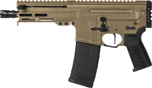 CMMG Dissent MK4 Semi-Auto Pistol in 300 AAC Blackout with 6.5-Inch Barrel and Coyote Tan Finish