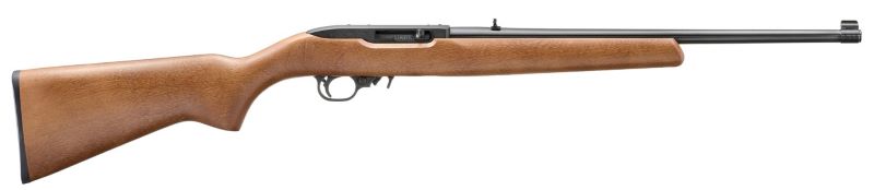 Ruger 10/22 Carbine .22 LR Semi-Automatic Rifle with Adjustable Sights and Scope Base Adapter